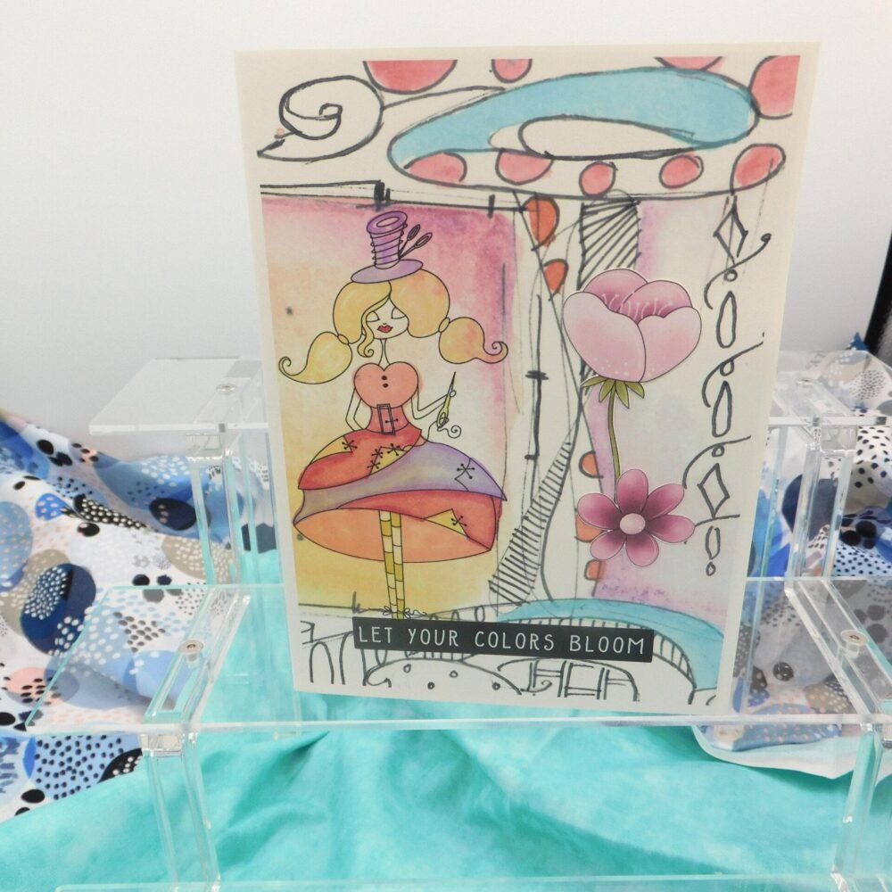 Let Your Colors Bloom-SoulSashay Village Birthday Card
