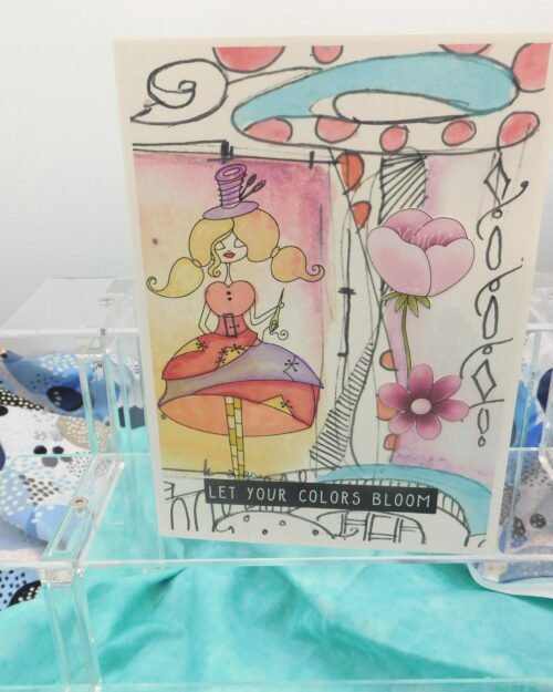 Let Your Colors Bloom-SoulSashay Village Birthday Card