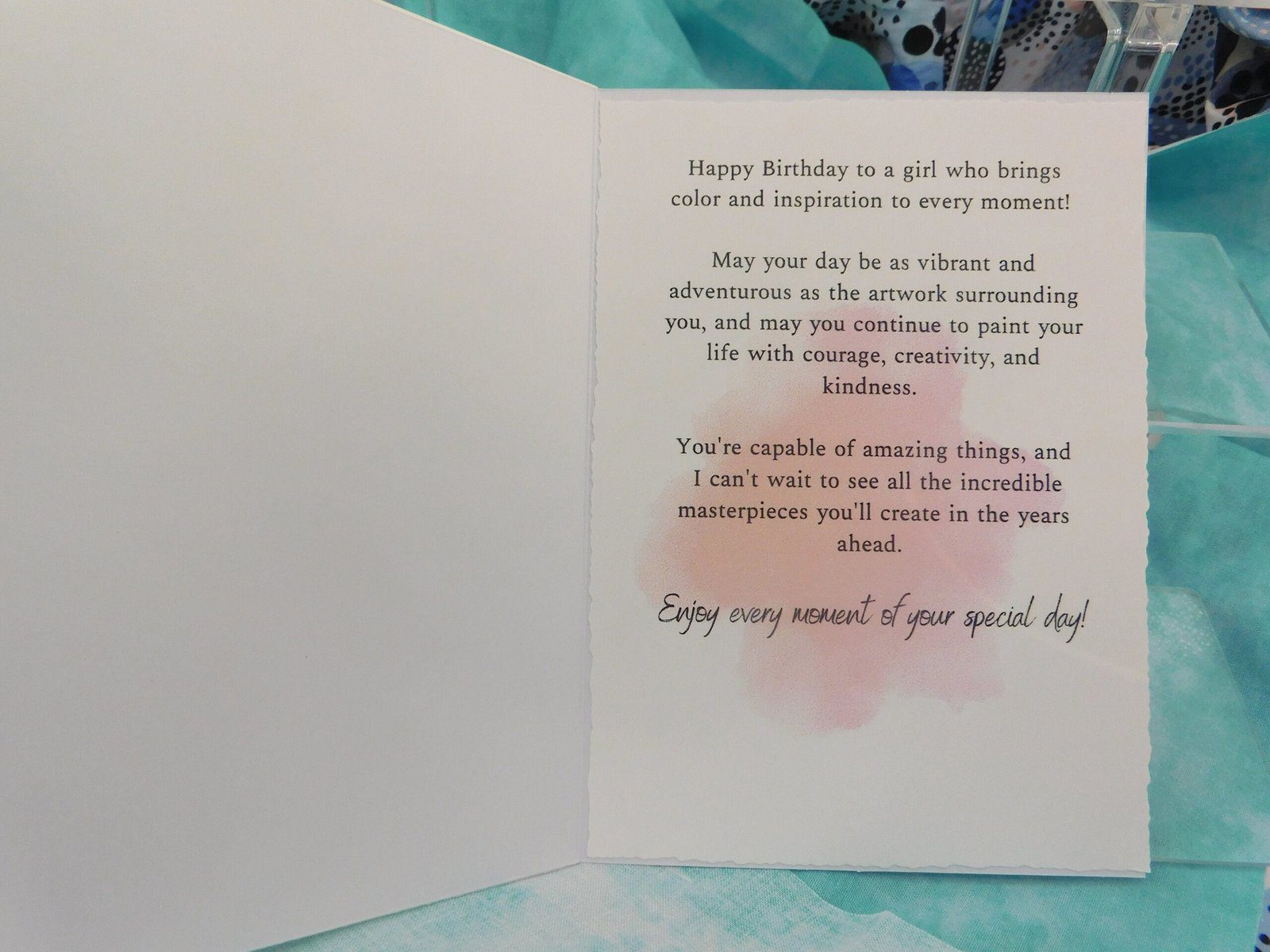 Let Your Colors Bloom-SoulSashay Village Birthday Card - Image 2