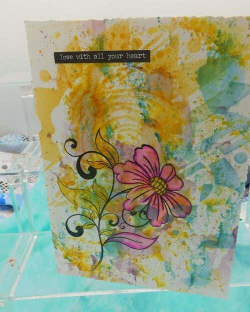 Love with all your Heart Birthday Card