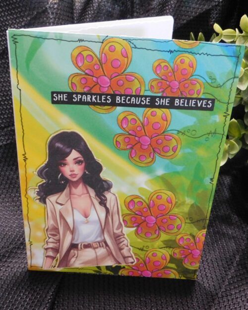 She Sparkles Because She Believes