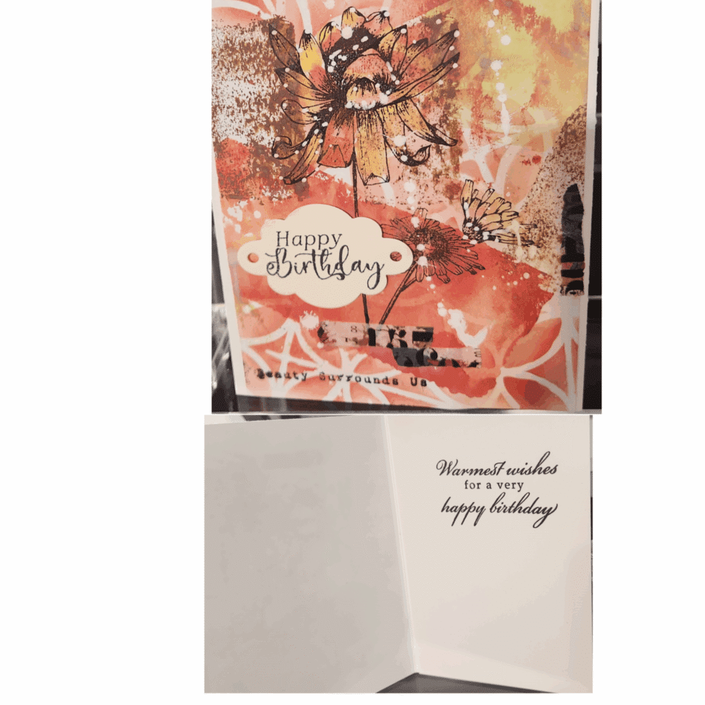 Soulful Fusion: Happy Birthday Card