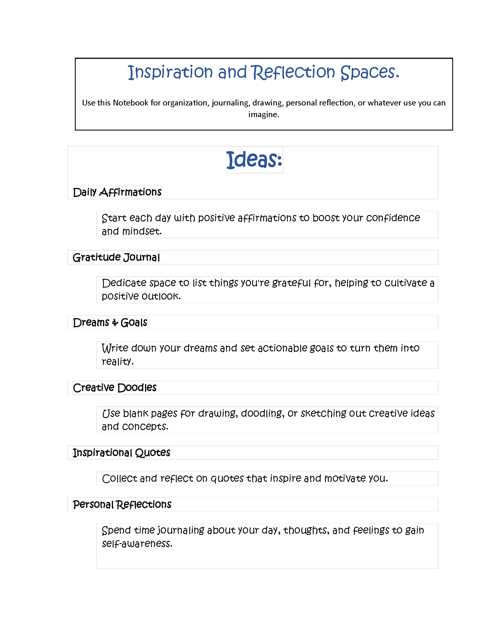 Radiant Self 8.5 x 11 Journal Notebook - Image 4