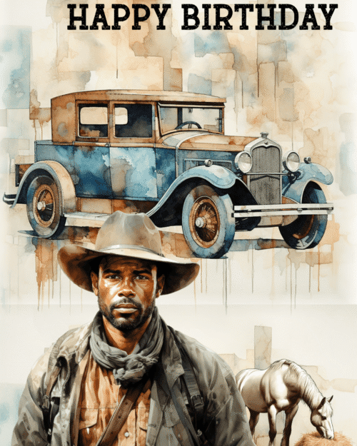 Western Happy Birthday Series