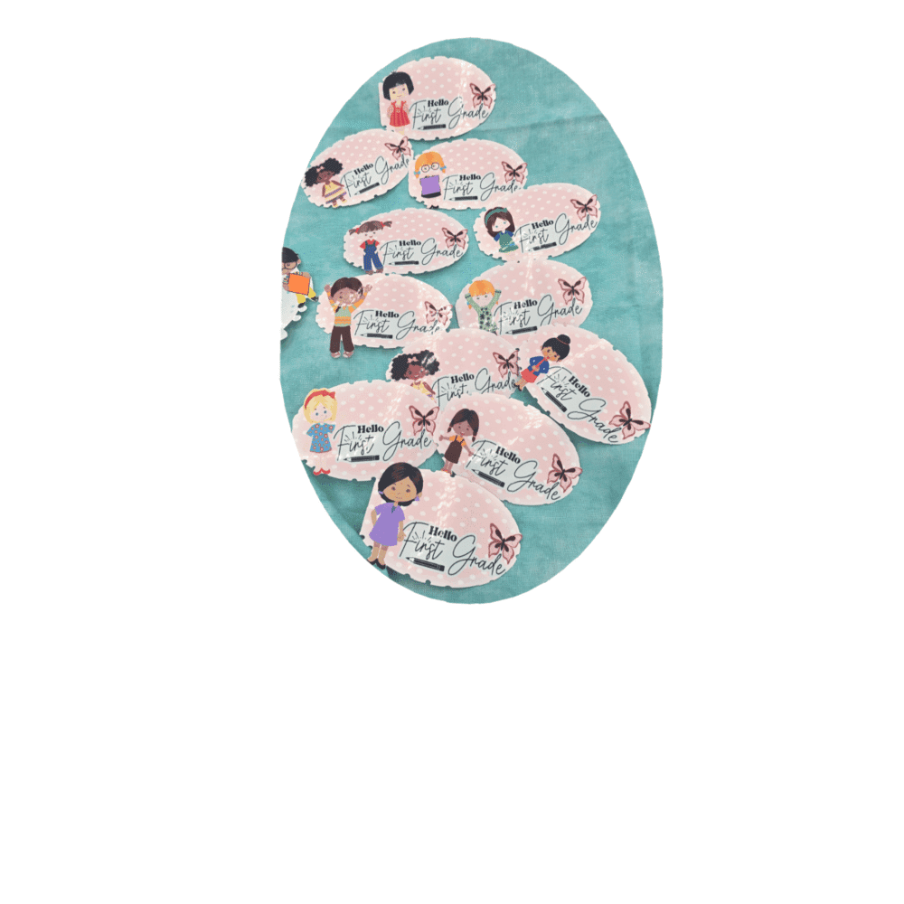 First Grade Back to School Stickers