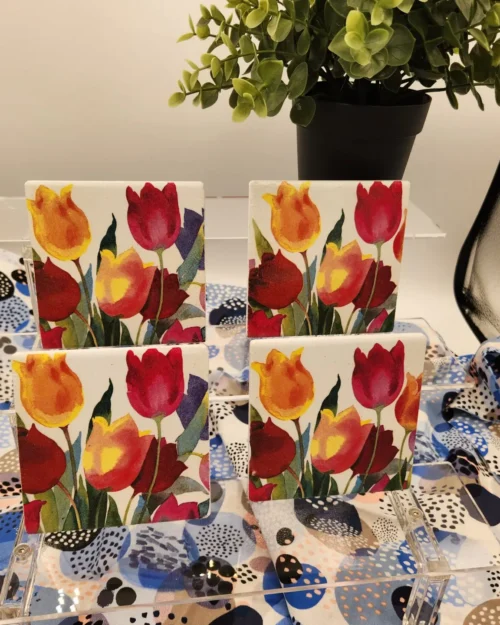 Flowered Coasters