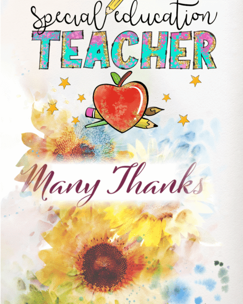 Teachers Thanks a Bunch Card Series
