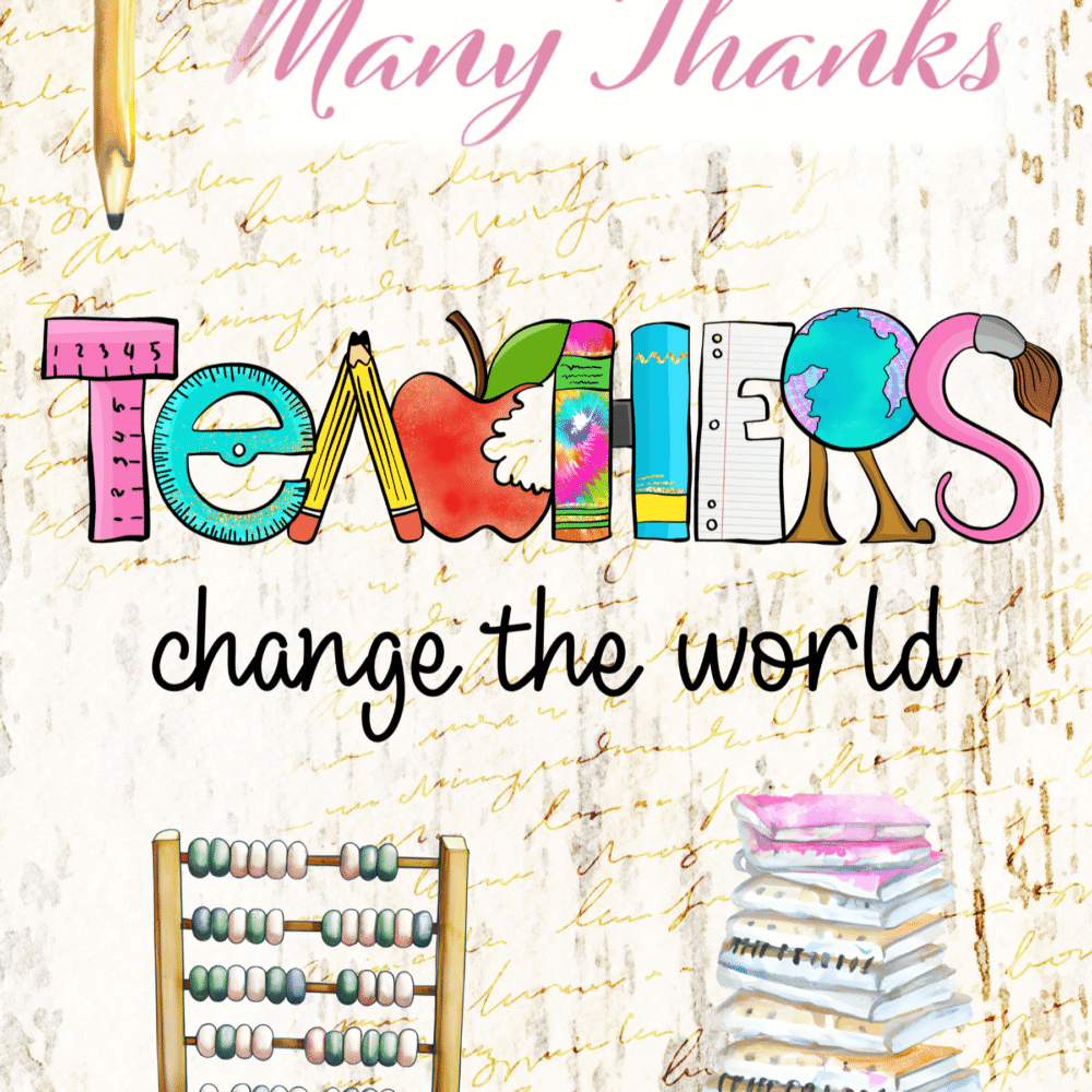 Teachers Thanks a Bunch Card Series - 3