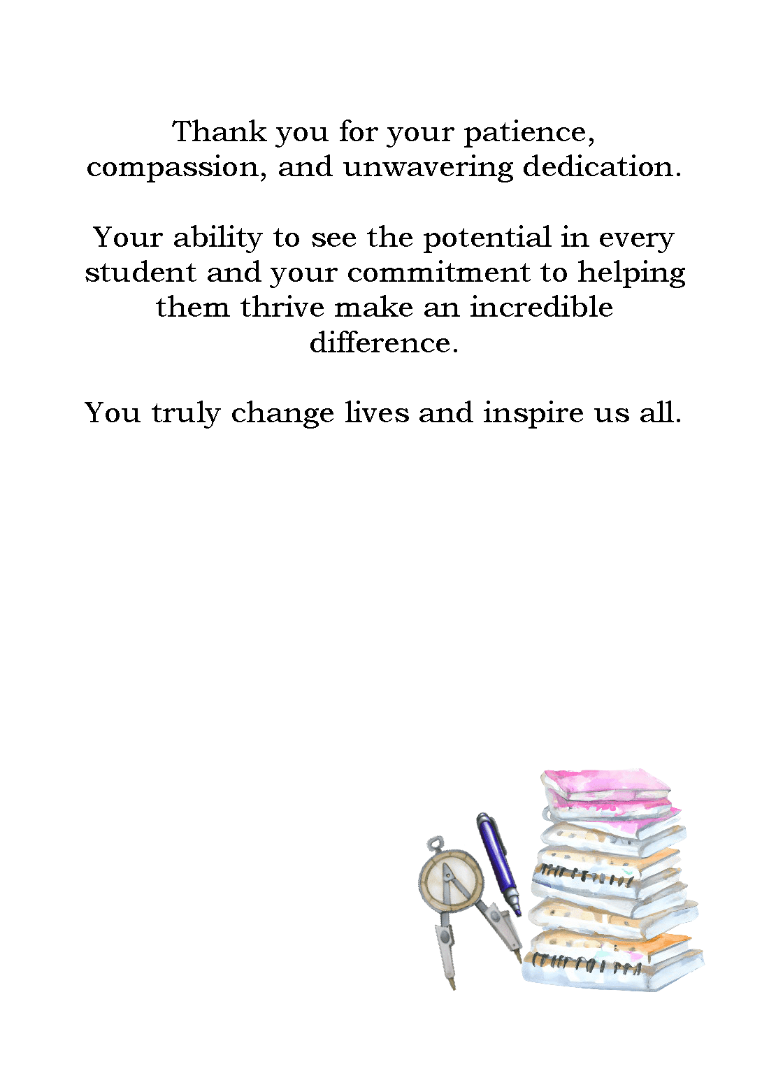 Teachers Thanks a Bunch Card Series - Image 2