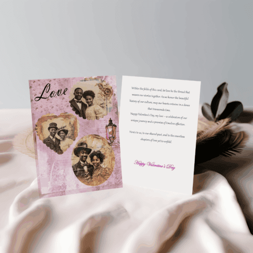 Vintage Elegance Valentine's Day Card