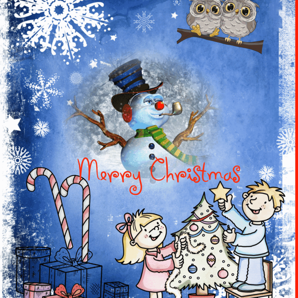 Merry Christmas Greeting Card