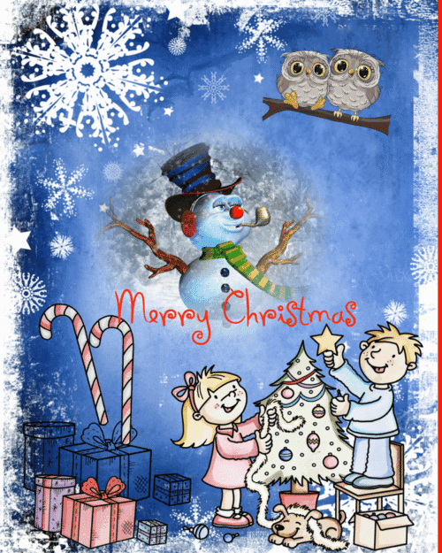 Merry Christmas Greeting Card