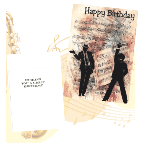 Jazz Music Lover Birthday Greeting Card