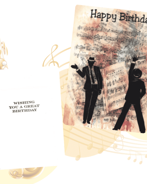 Jazz Music Lover Birthday Greeting Card
