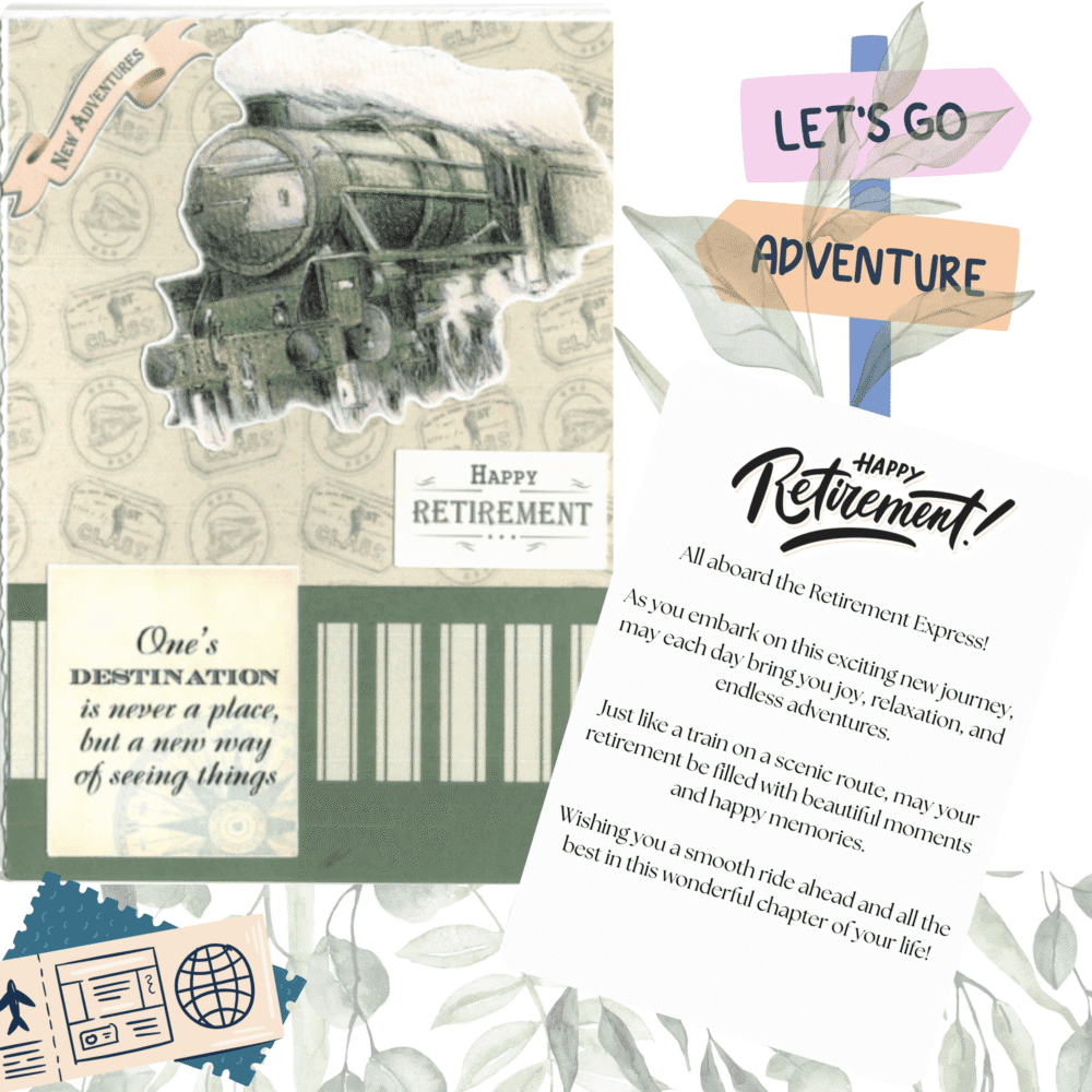 Happy Retirement Train Journey