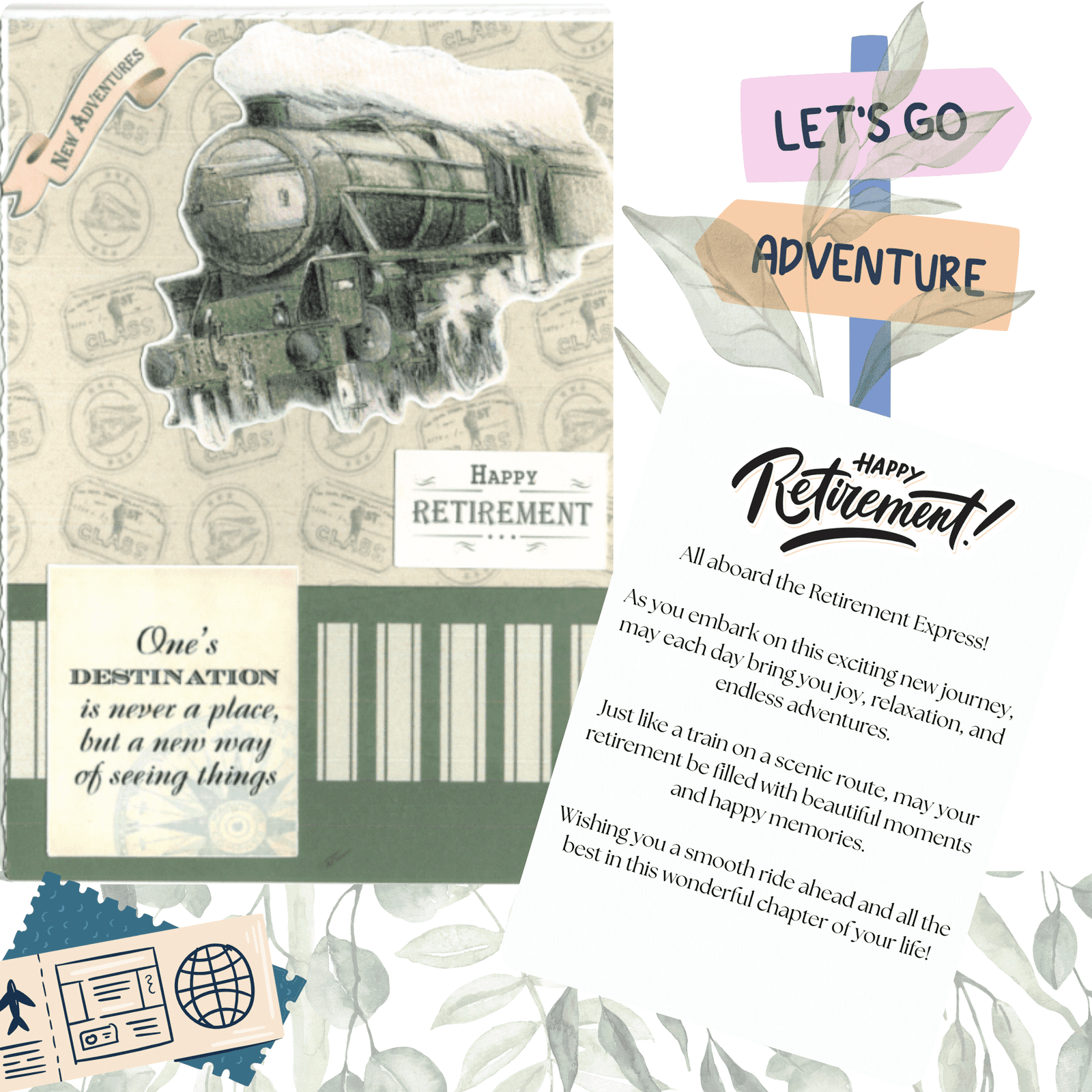 Happy Retirement Train Journey