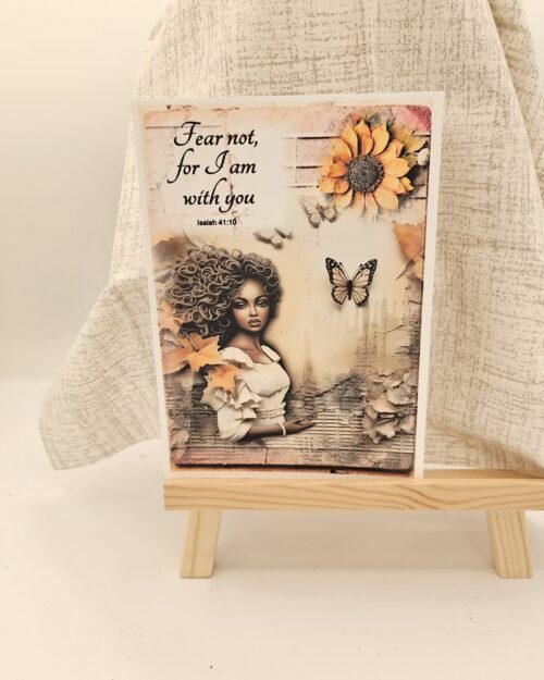Fear Not Sunflower Birthday Card