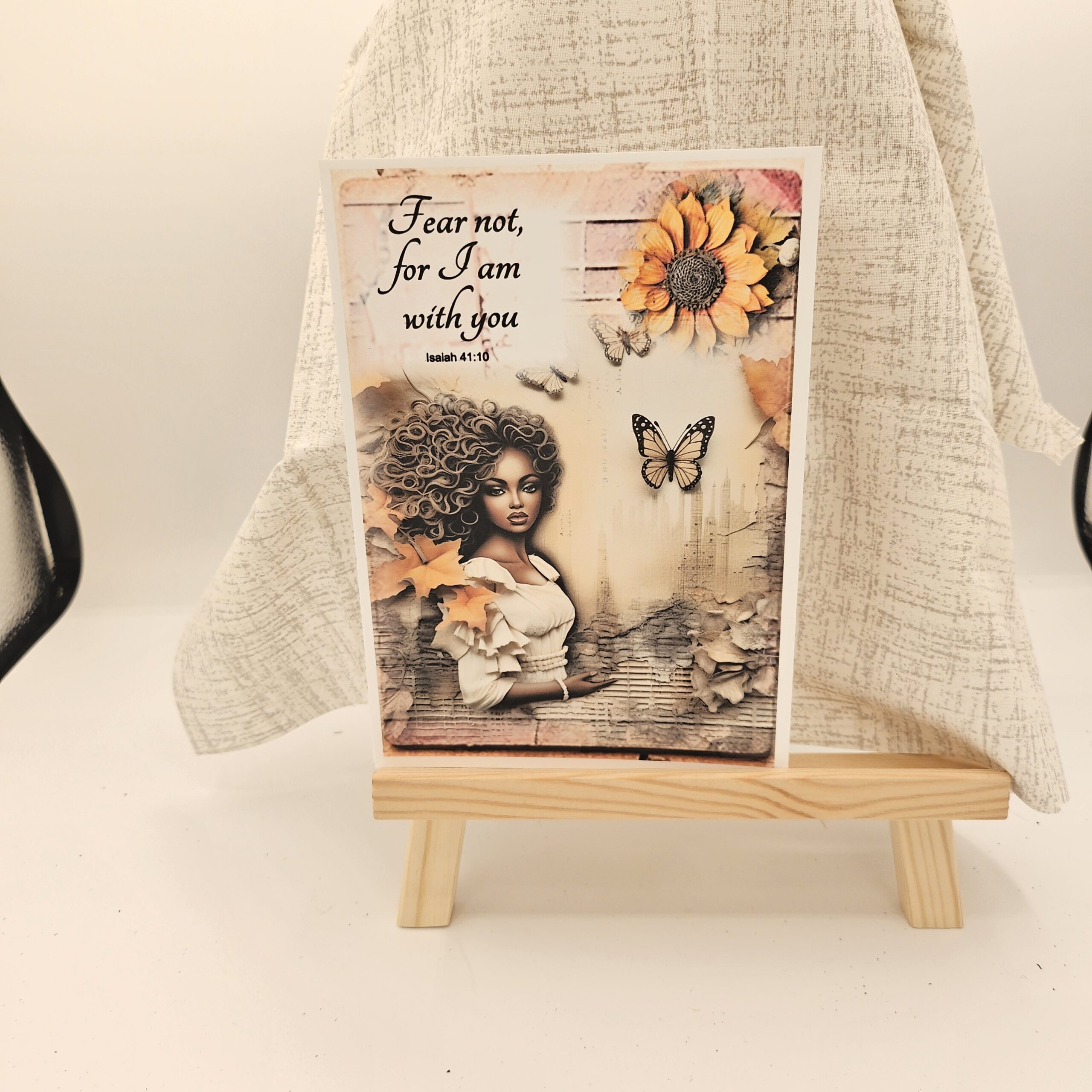 Fear Not Sunflower Birthday Card