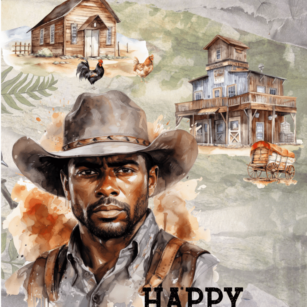 Western Series - Happy Birthday Card -Rustic