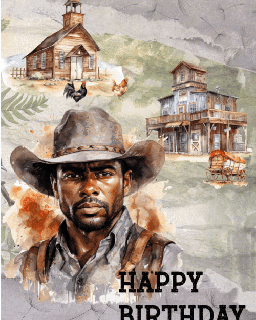 Western Series - Happy Birthday Card