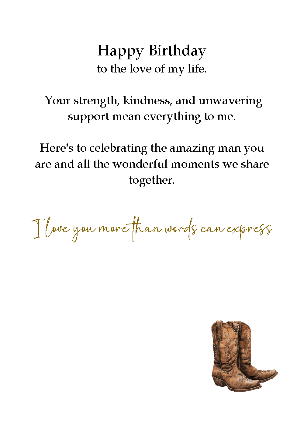 Western Series - Happy Birthday Card - Image 2