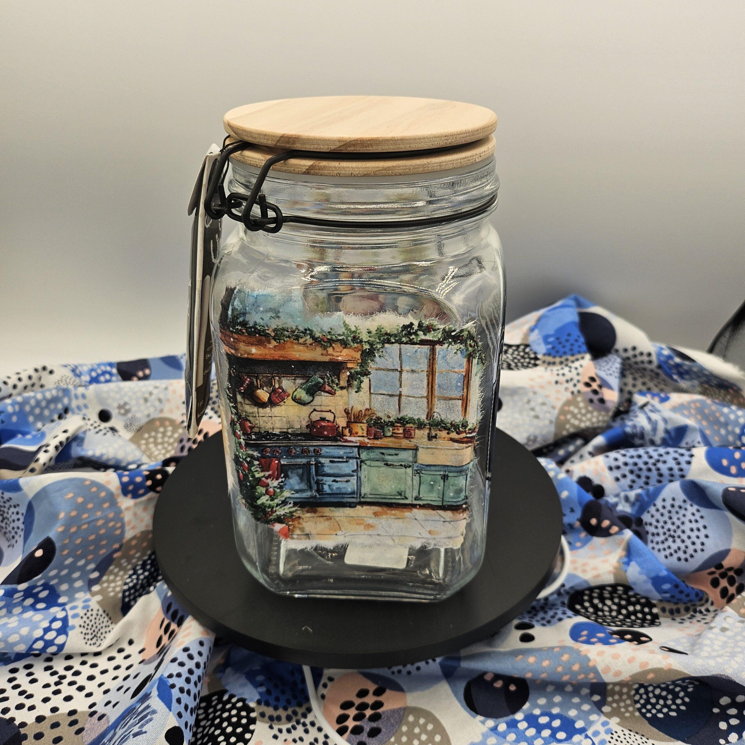 Kitchen Themed Decorated Storage Jar - Image 3