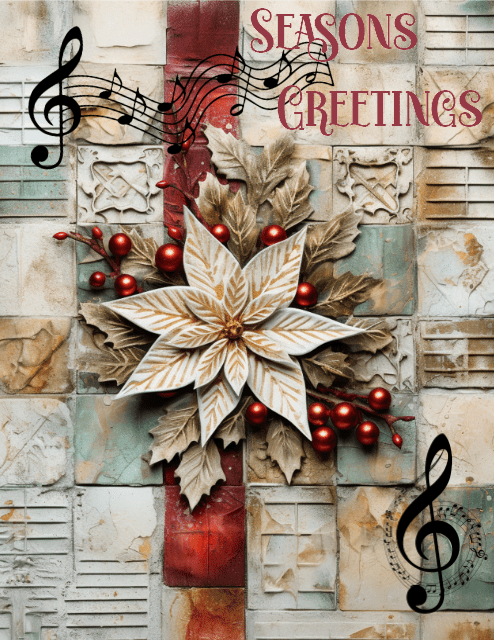 African American Christmas Card Set – 6 Unique Card Designs- Fun, Vibrant, Multicolored Holiday Cards - Image 4