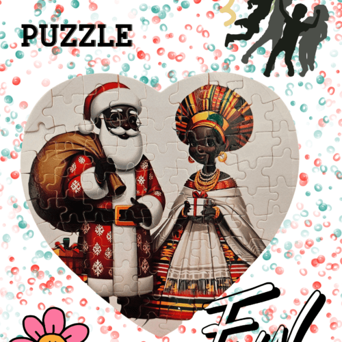 🧩 Custom Photo Puzzle – Personalized Heart or Square