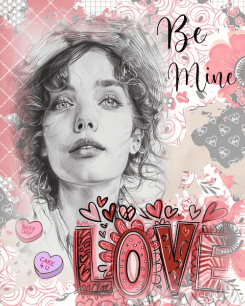 Be Mine Valentine Card