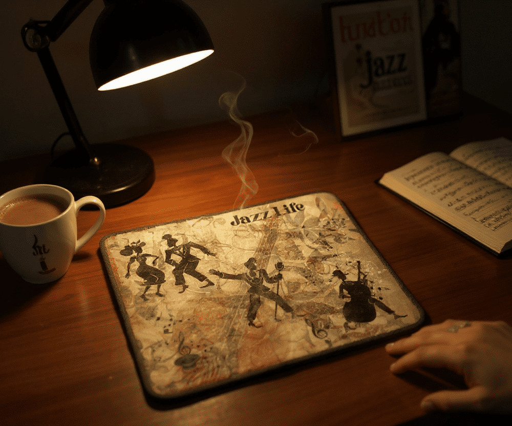 ⭐ Whispered Elegance Mouse Pad Jazz