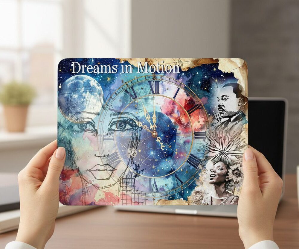 ⭐ Whispered Elegance Mouse Pad Dreams in Motion