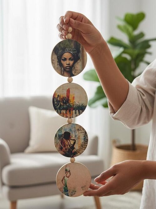 Black Art Wall Hanging | Jazz & New York Inspired Home Decor | African American Cultural Decor