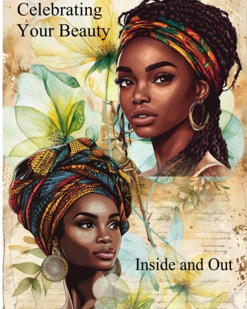 Elegant Black Woman Art Birthday Card – African American