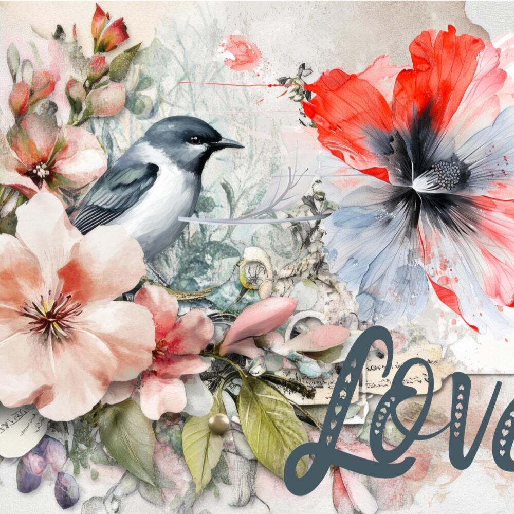Floral Birthday Card | Painterly Love