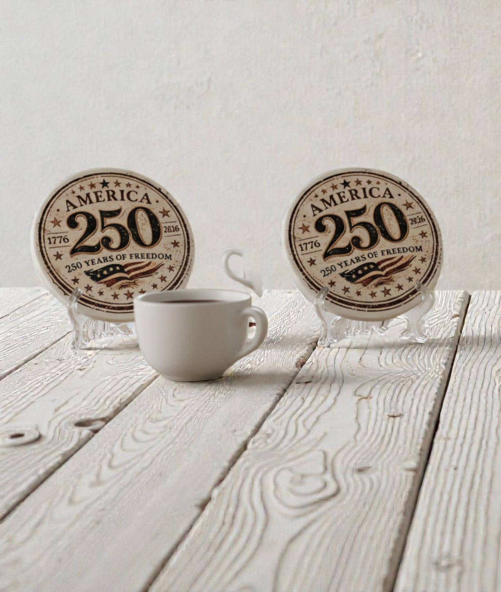 America 250 commemorative Coaster | 1776–2026 | 250 Years of Freedom | Patriotic Keepsake Decor - Image 6