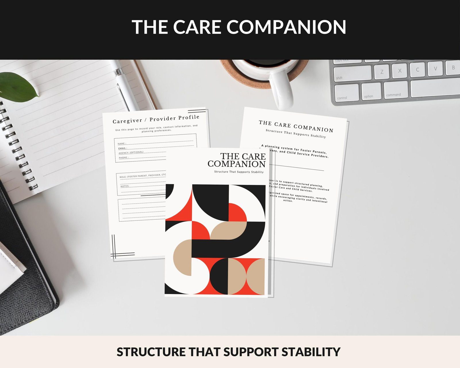 Foster Care Planner for Parents & Providers | Undated Caregiver Planning System | Case Tracking Documentation - Image 5