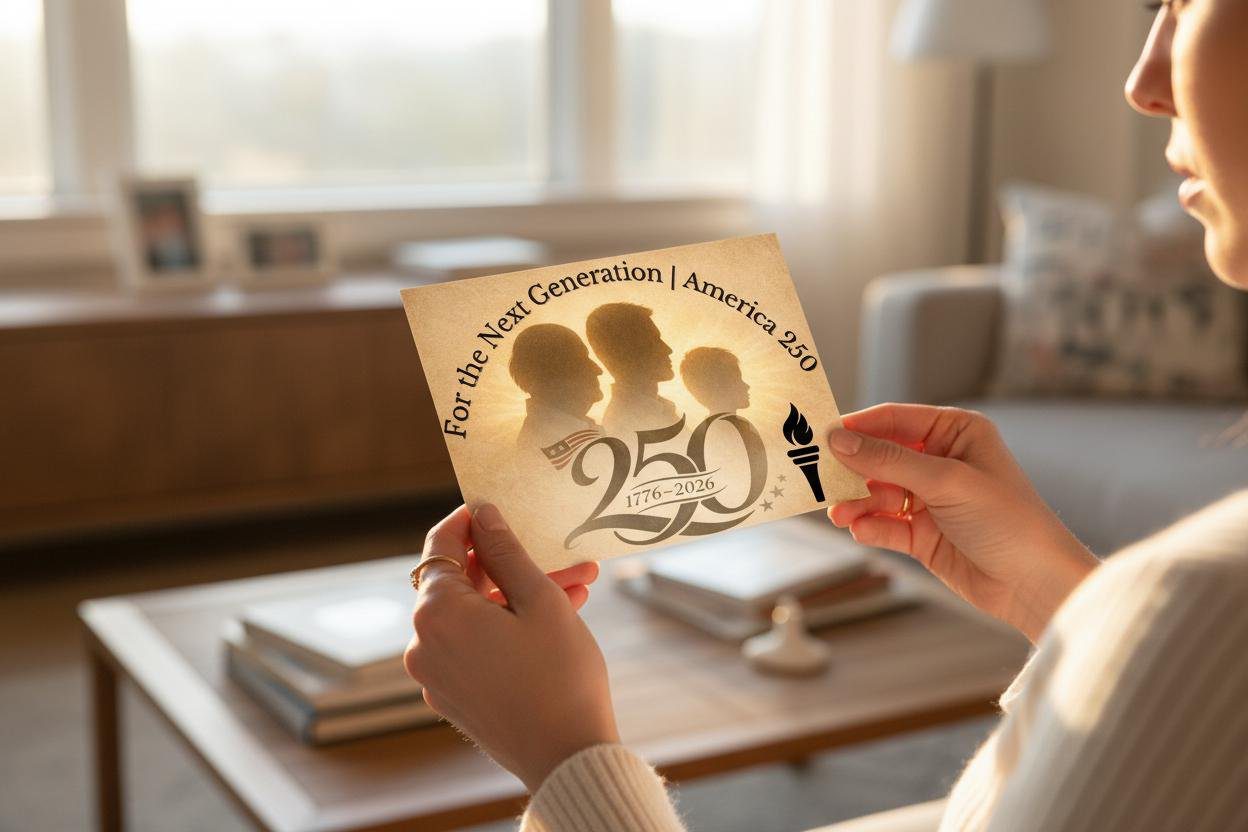 America 250 Greeting Card | Commemorative Keepsake - Image 2
