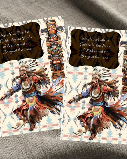 Whispers of Earth and Sky Native American Greeting Card Series