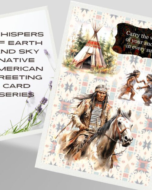 Whispers of Earth and Sky Native American Greeting Card Series
