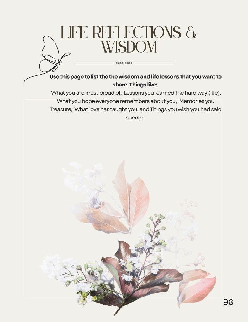 Peaceful Transitions End of Life Transition & Legacy Planner | Printable Final Wishes Organizer - Image 19