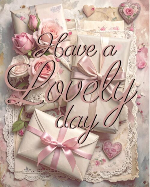 Have a Lovely Day Mini Art Print | Everyday Kindness | Thoughtful Desk Art Gift