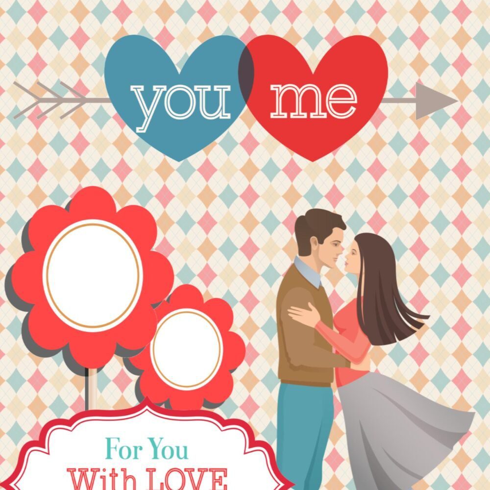 Retro Valentine’s Day Card | Love Valentine | Cute Valentine Greeting | Happy Valentine’s Day