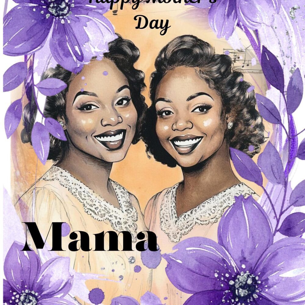 Afrocentric Greeting Card | Black Woman Art | Mothers Day | Golden Heritage Collection