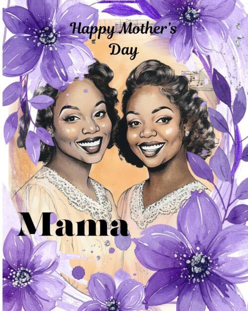 Afrocentric Greeting Card | Black Woman Art | Mothers Day | Golden Heritage Collection