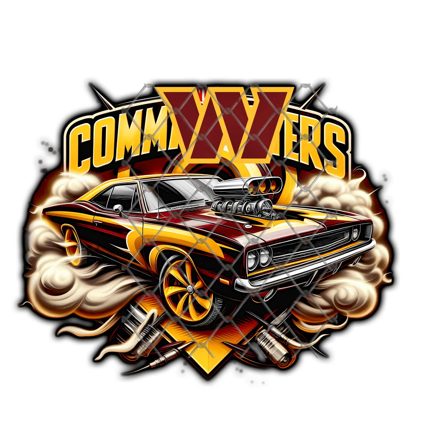 Football Team Car Shirt, Muscle Car Sports Tee, Custom Fan Gear Shirt, Game Day Shirt, Football Fan Gift, Street Style Sports Tee, Sublimation Shirt - Image 24