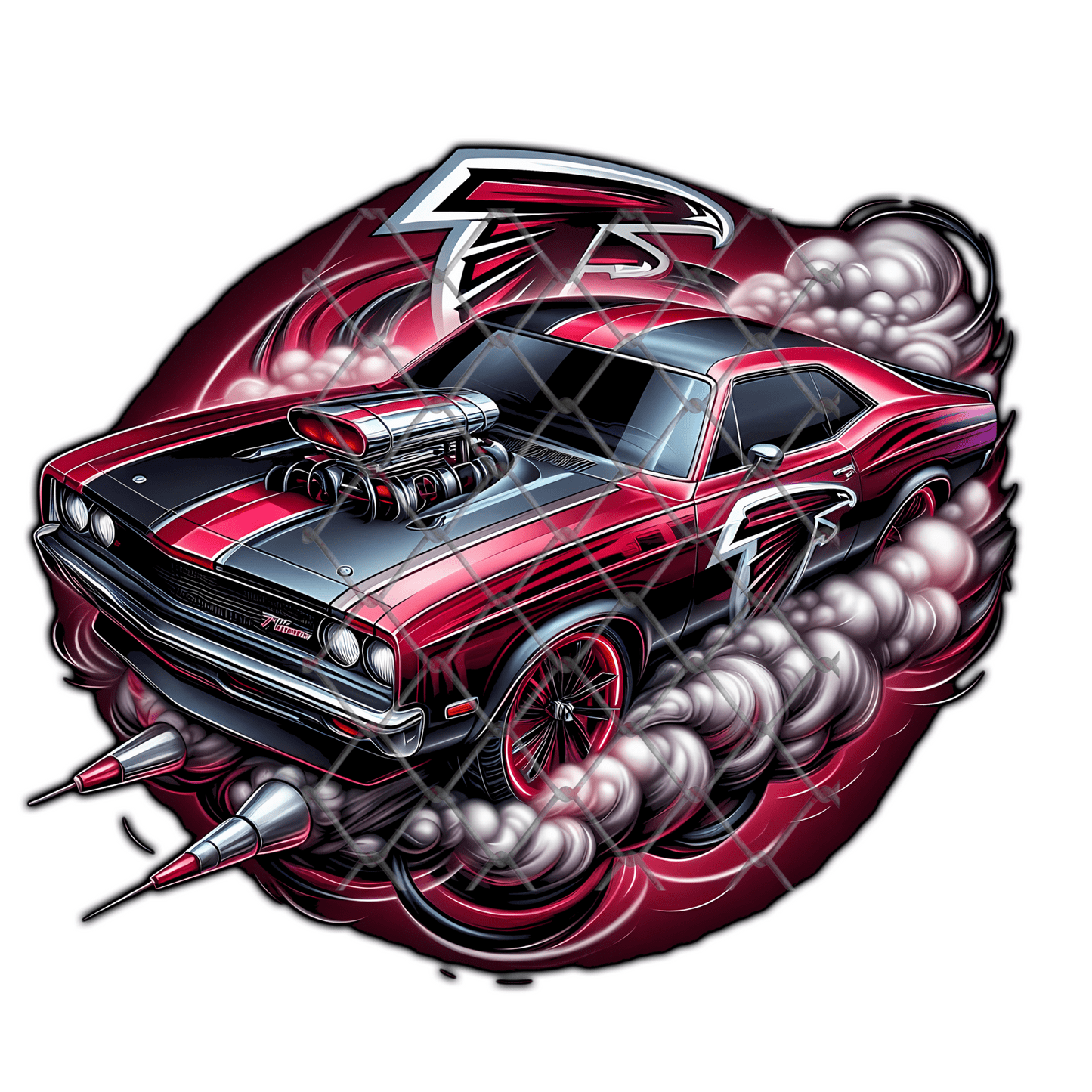 Football Team Car Shirt, Muscle Car Sports Tee, Custom Fan Gear Shirt, Game Day Shirt, Football Fan Gift, Street Style Sports Tee, Sublimation Shirt - Image 17