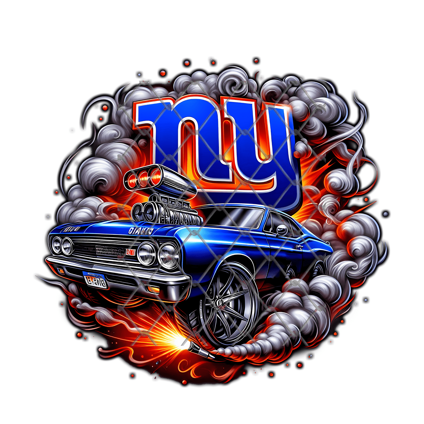 Football Team Car Shirt, Muscle Car Sports Tee, Custom Fan Gear Shirt, Game Day Shirt, Football Fan Gift, Street Style Sports Tee, Sublimation Shirt - Image 22