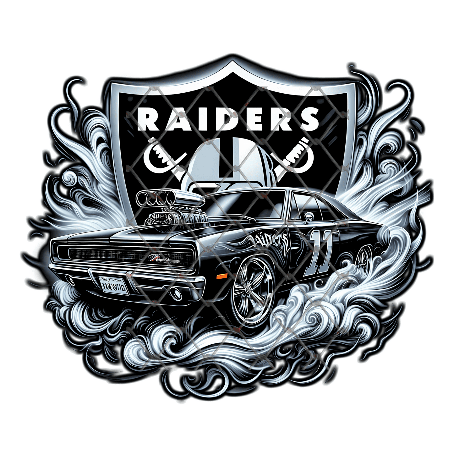 Football Team Car Shirt, Muscle Car Sports Tee, Custom Fan Gear Shirt, Game Day Shirt, Football Fan Gift, Street Style Sports Tee, Sublimation Shirt - Image 11
