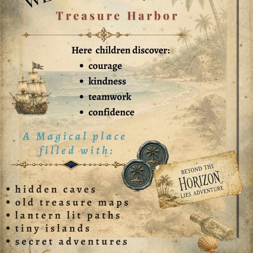 The Treasure That Was Better Shared | Printable Children's Storybook PDF | Friendship & Kindness Adventure | Ages 3-8 | Treasure Harbor Tale