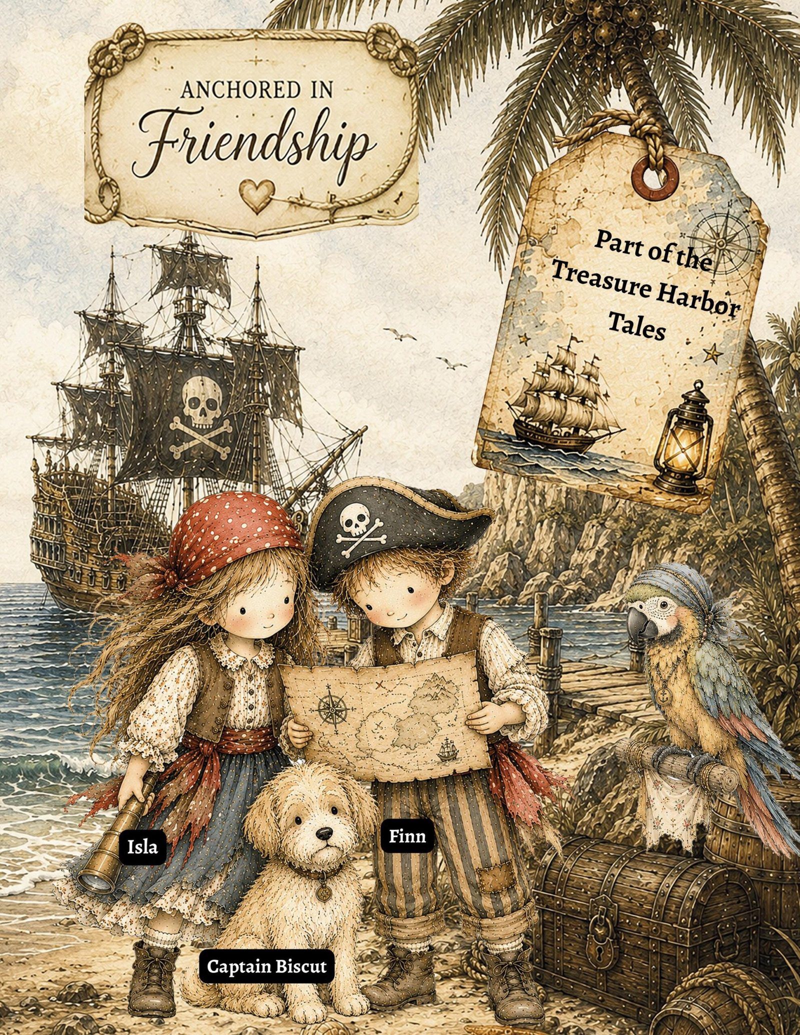 Captain Starling's Explorer Journal | Printable Kids Adventure Journal PDF | Writing & Drawing Journal | Treasure Harbor Tales | Ages 3-8 - Image 3